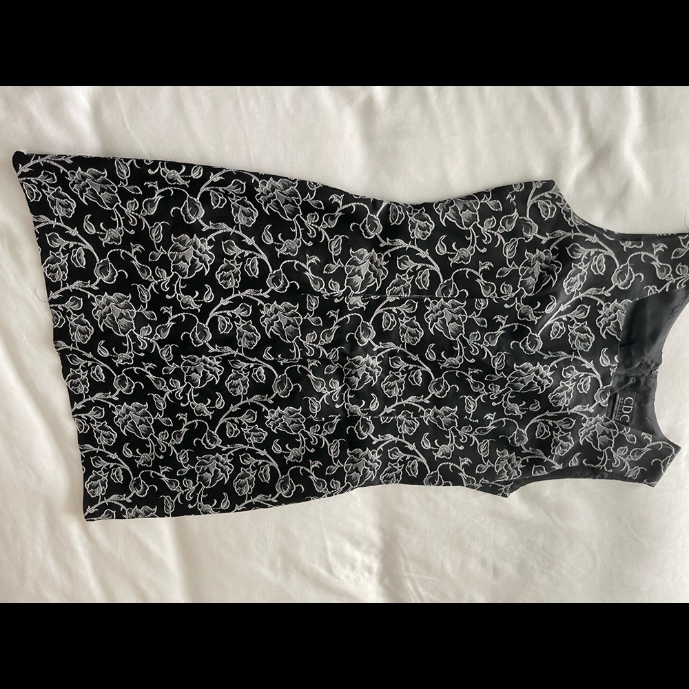 B/W Patterned Dress